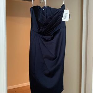 Navy blue bridesmaid dress